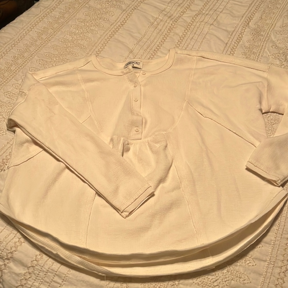 The Post Waffle Knit Top